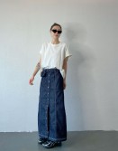 Denim Maxi Skirt #250426